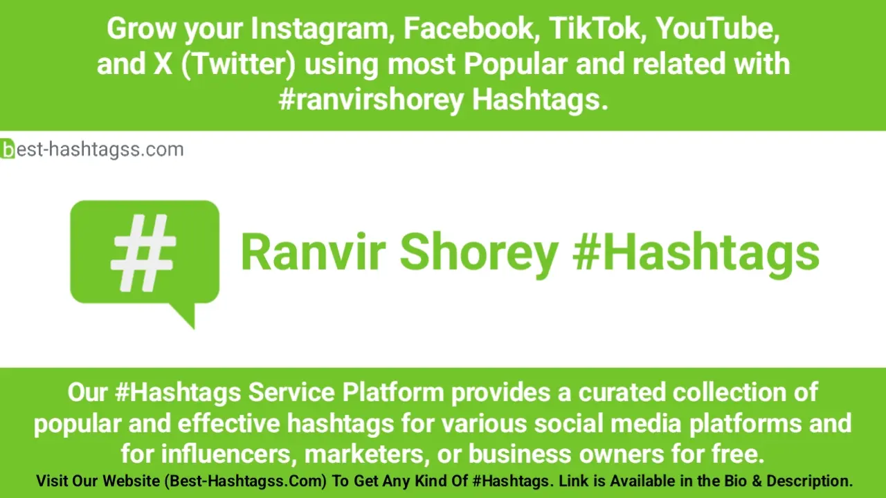 Best hashtags for Ranvir Shorey Hashtags Post to maximize reach on instagram, Facebook, YouTube, TikTok, X, & Other Social Media Posts