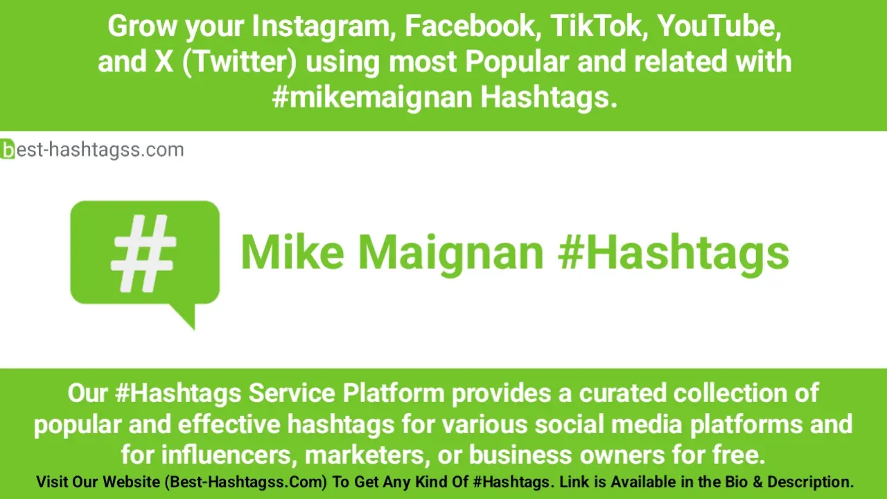 Best hashtags for Mike Maignan Hashtags Post to maximize reach on instagram, Facebook, YouTube, TikTok, X, & Other Social Media Posts